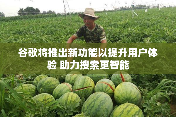 谷歌将推出新功能以提升用户体验 助力搜索更智能