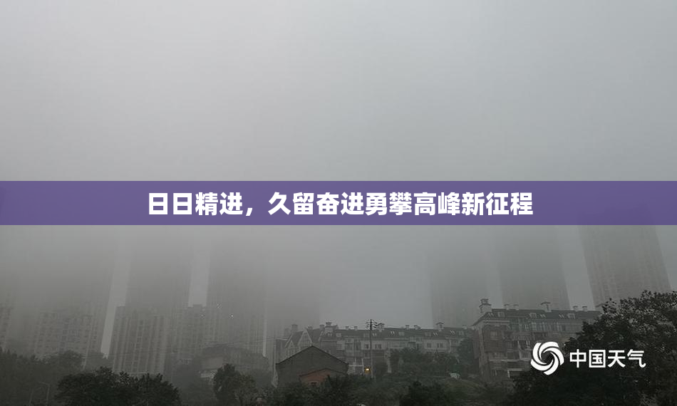 日日精进，久留奋进勇攀高峰新征程