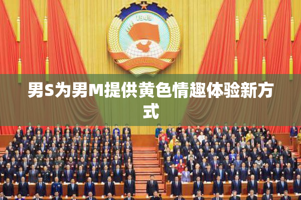 男S为男M提供黄色情趣体验新方式