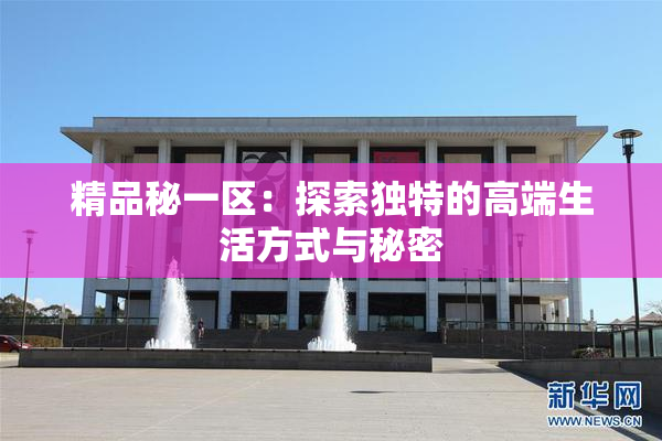 精品秘一区：探索独特的高端生活方式与秘密