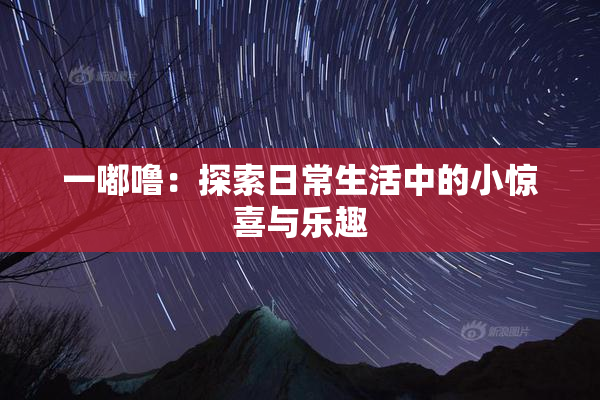 一嘟噜：探索日常生活中的小惊喜与乐趣