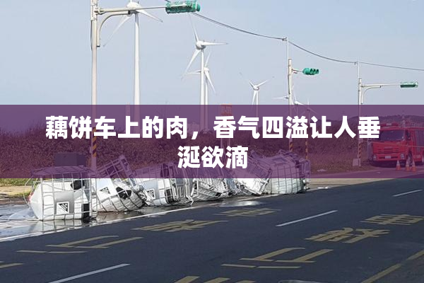 藕饼车上的肉，香气四溢让人垂涎欲滴