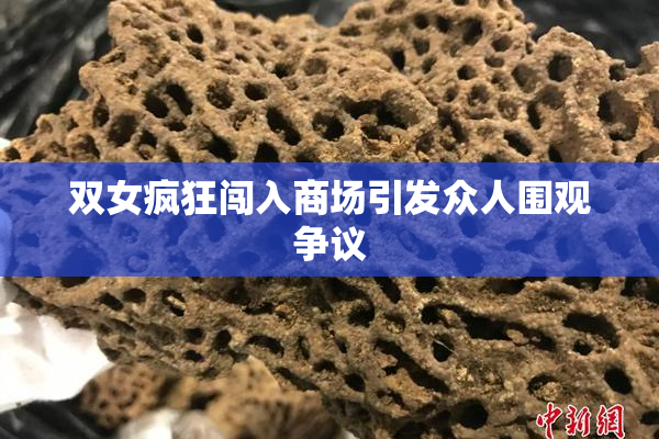 双女疯狂闯入商场引发众人围观争议