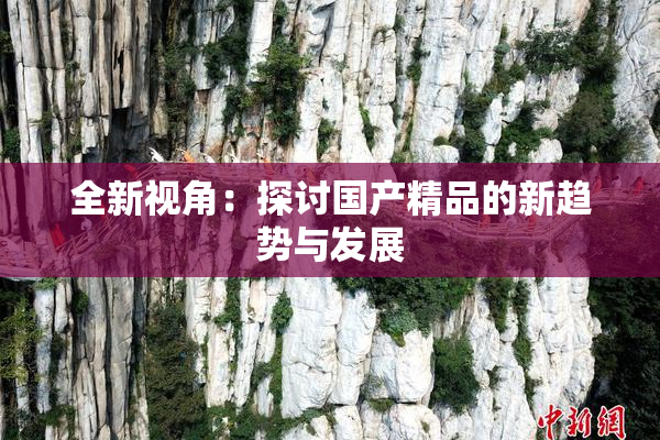 全新视角：探讨国产精品的新趋势与发展