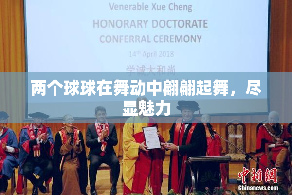 两个球球在舞动中翩翩起舞，尽显魅力