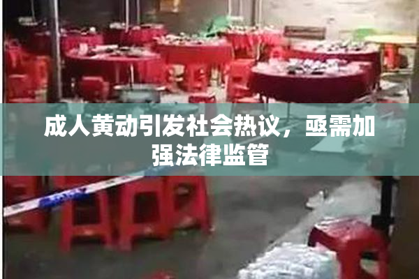 成人黄动引发社会热议，亟需加强法律监管