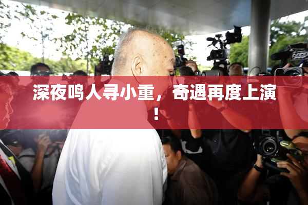 深夜鸣人寻小重，奇遇再度上演！