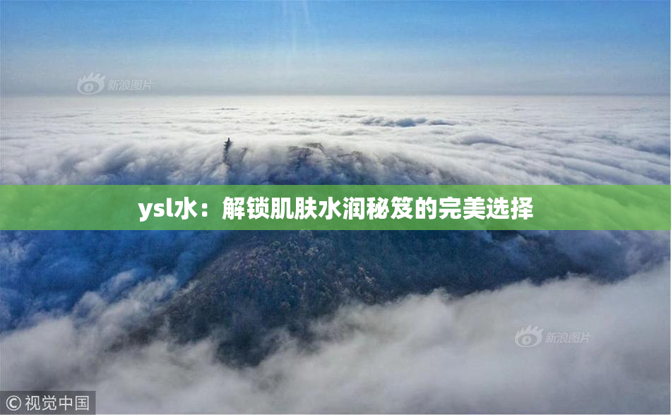 ysl水：解锁肌肤水润秘笈的完美选择