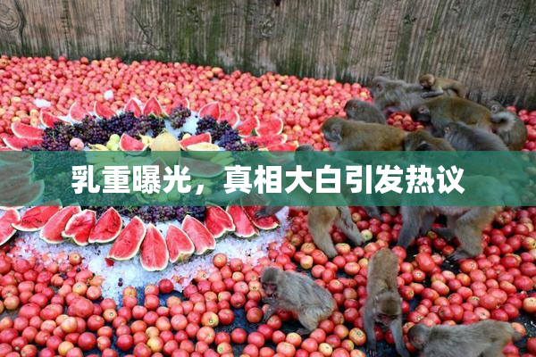 乳重曝光，真相大白引发热议