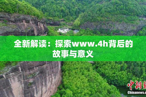 全新解读：探索www.4h背后的故事与意义
