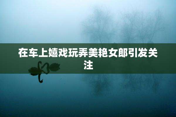 在车上嬉戏玩弄美艳女郎引发关注