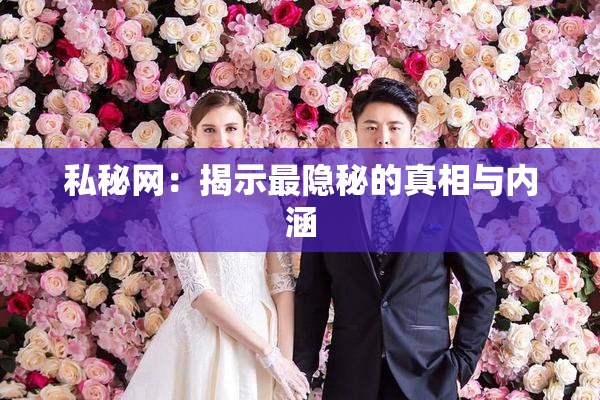 私秘网：揭示最隐秘的真相与内涵