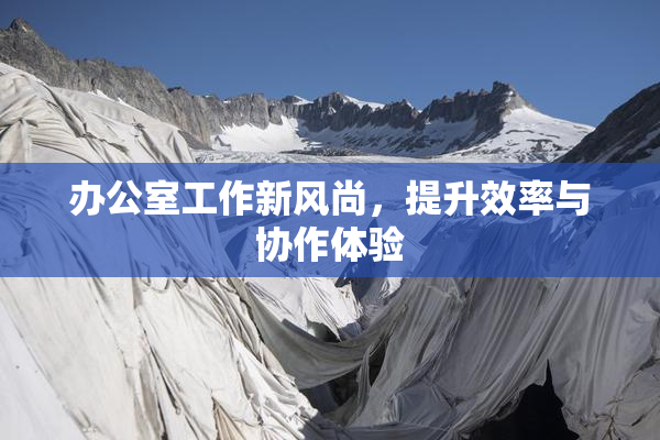 办公室工作新风尚，提升效率与协作体验