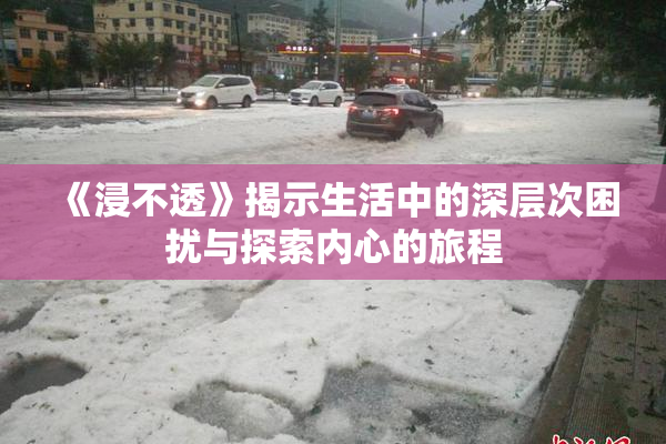 《浸不透》揭示生活中的深层次困扰与探索内心的旅程