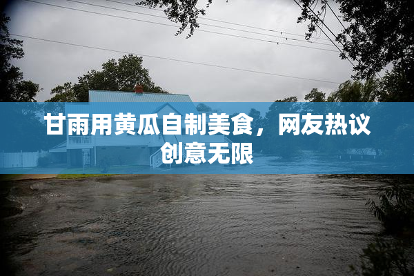 甘雨用黄瓜自制美食，网友热议创意无限