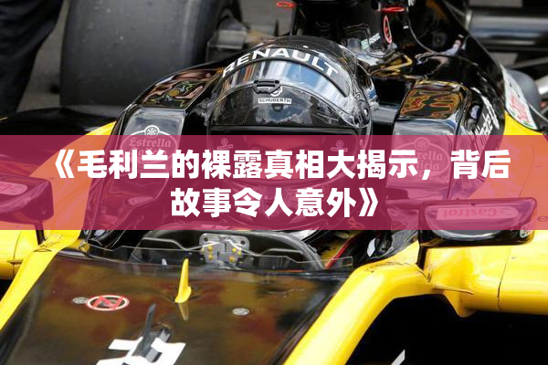 《毛利兰的裸露真相大揭示，背后故事令人意外》