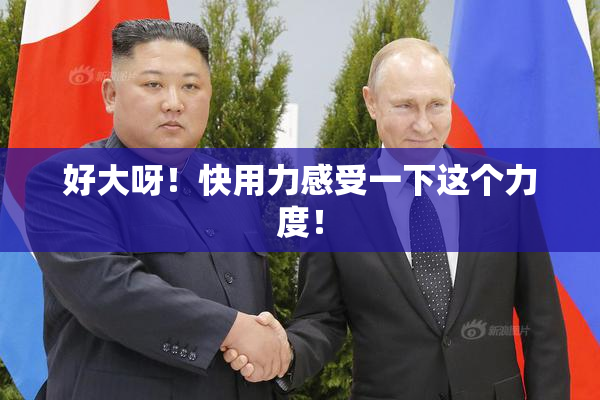 好大呀！快用力感受一下这个力度！