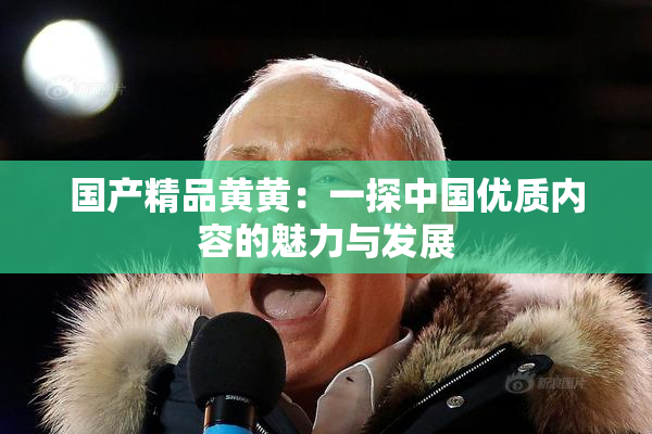 国产精品黄黄：一探中国优质内容的魅力与发展