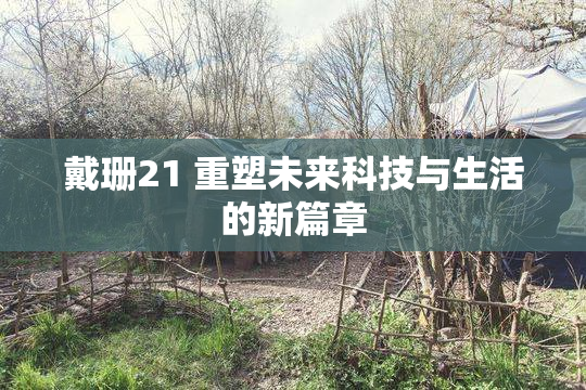 戴珊21 重塑未来科技与生活的新篇章
