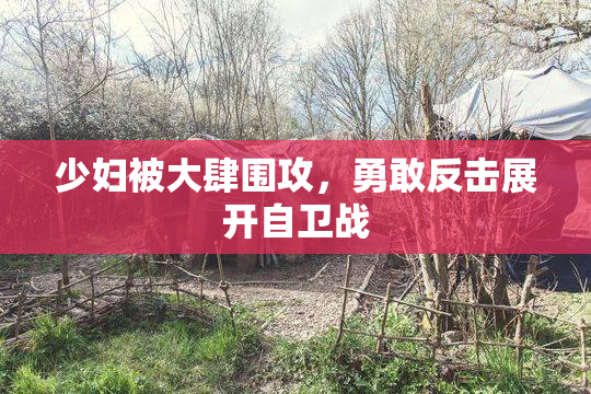 少妇被大肆围攻，勇敢反击展开自卫战