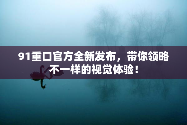 91重口官方全新发布，带你领略不一样的视觉体验！