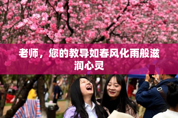 老师，您的教导如春风化雨般滋润心灵
