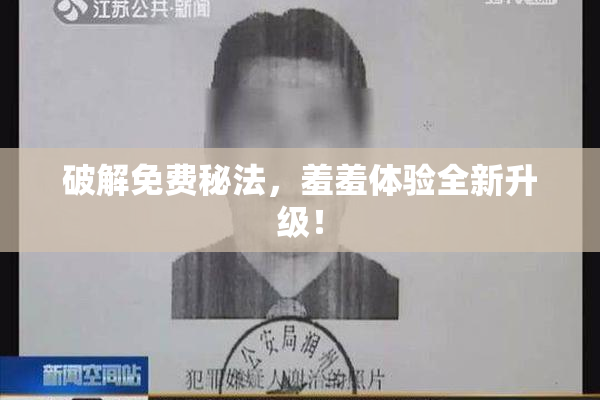 破解免费秘法，羞羞体验全新升级！