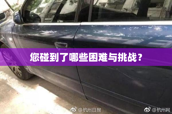 您碰到了哪些困难与挑战？