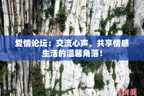 爱情论坛：交流心声，共享情感生活的温馨角落！