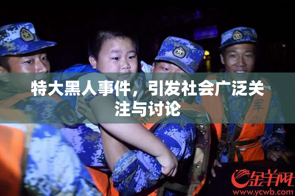 特大黑人事件，引发社会广泛关注与讨论