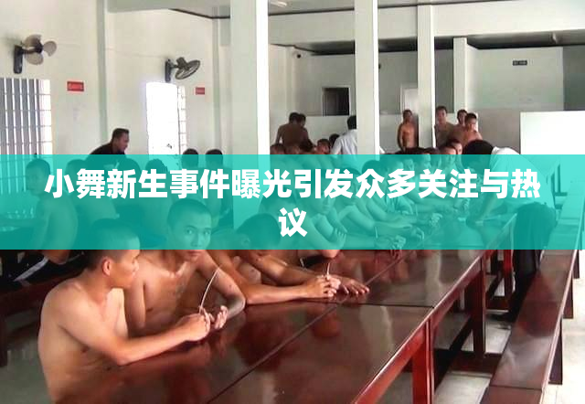 小舞新生事件曝光引发众多关注与热议