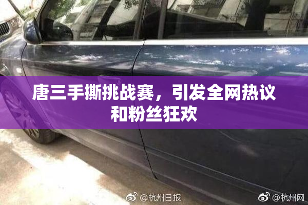 唐三手撕挑战赛，引发全网热议和粉丝狂欢