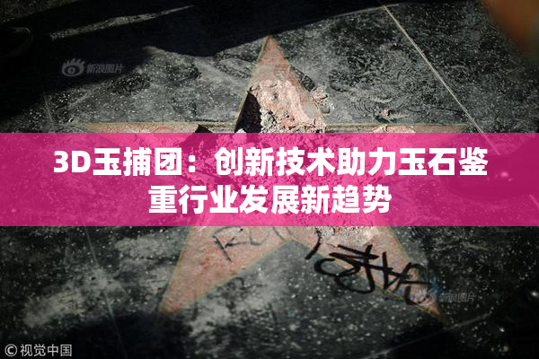 3D玉捕团：创新技术助力玉石鉴重行业发展新趋势