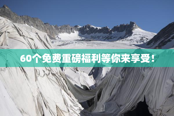 60个免费重磅福利等你来享受！