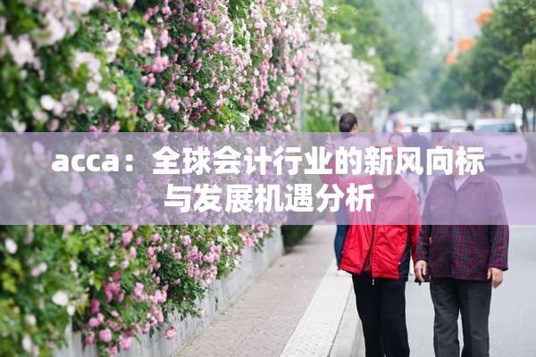 acca：全球会计行业的新风向标与发展机遇分析