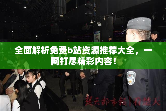 全面解析免费b站资源推荐大全，一网打尽精彩内容！
