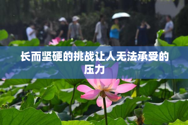 长而坚硬的挑战让人无法承受的压力