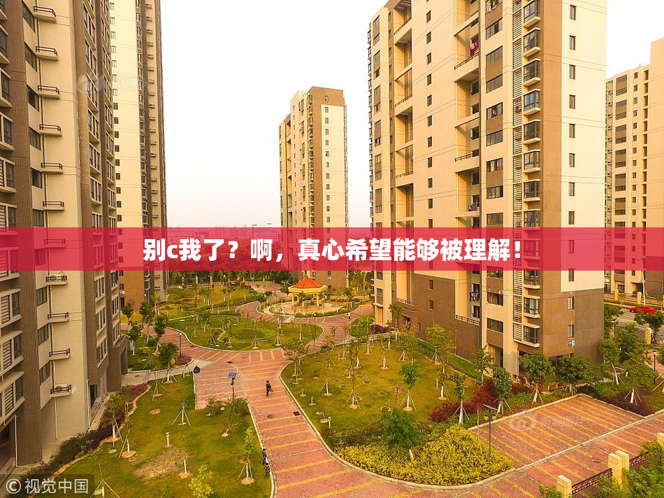 别c我了？啊，真心希望能够被理解！