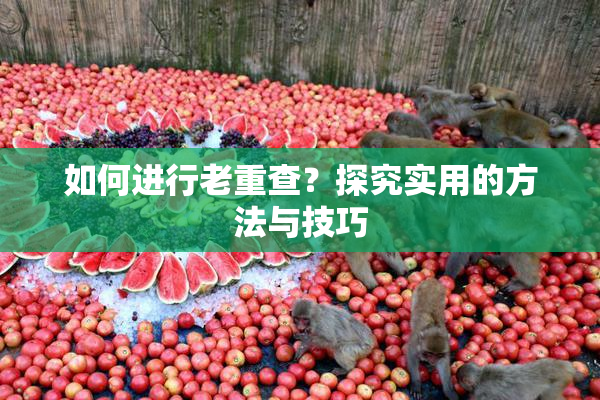 如何进行老重查？探究实用的方法与技巧