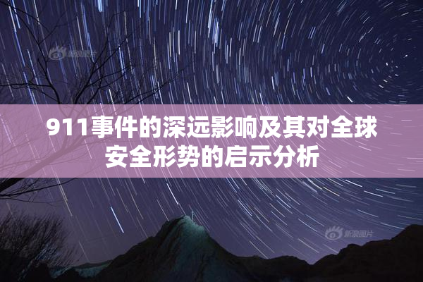 911事件的深远影响及其对全球安全形势的启示分析