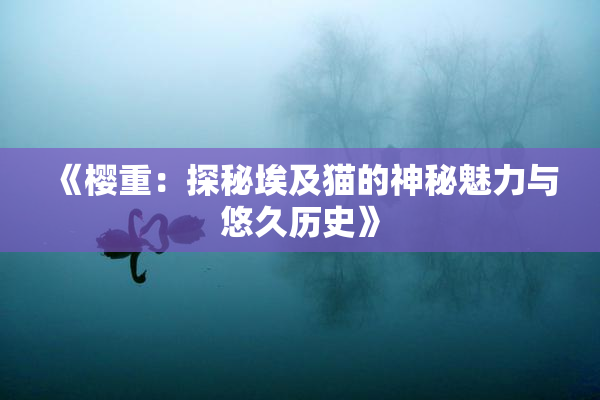 《樱重：探秘埃及猫的神秘魅力与悠久历史》