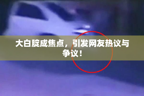 大白腚成焦点，引发网友热议与争议！