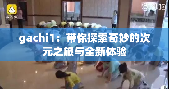 gachi1：带你探索奇妙的次元之旅与全新体验