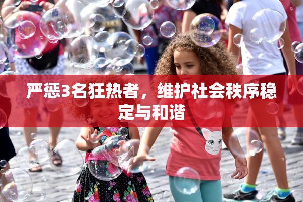 严惩3名狂热者，维护社会秩序稳定与和谐