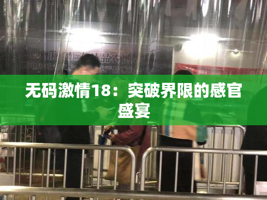 无码激情18：突破界限的感官盛宴