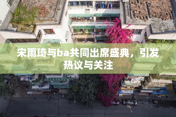 宋雨琦与ba共同出席盛典，引发热议与关注