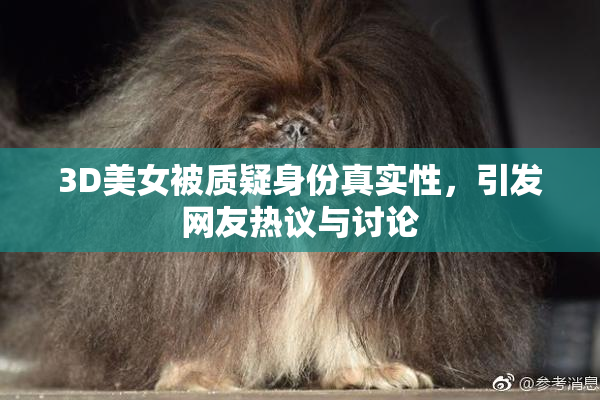 3D美女被质疑身份真实性，引发网友热议与讨论