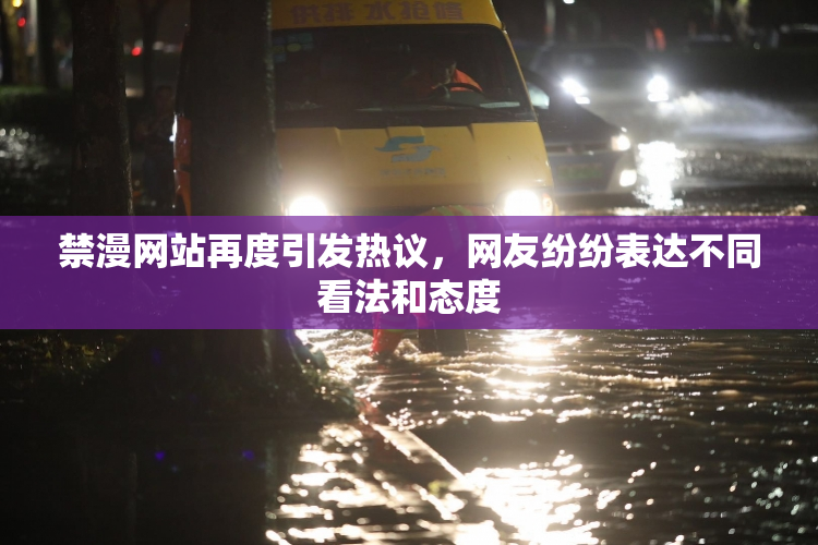 禁漫网站再度引发热议，网友纷纷表达不同看法和态度