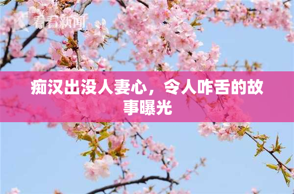 痴汉出没人妻心，令人咋舌的故事曝光