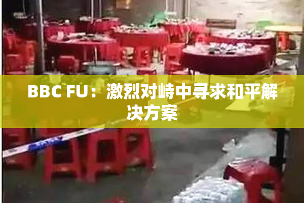 BBC FU：激烈对峙中寻求和平解决方案